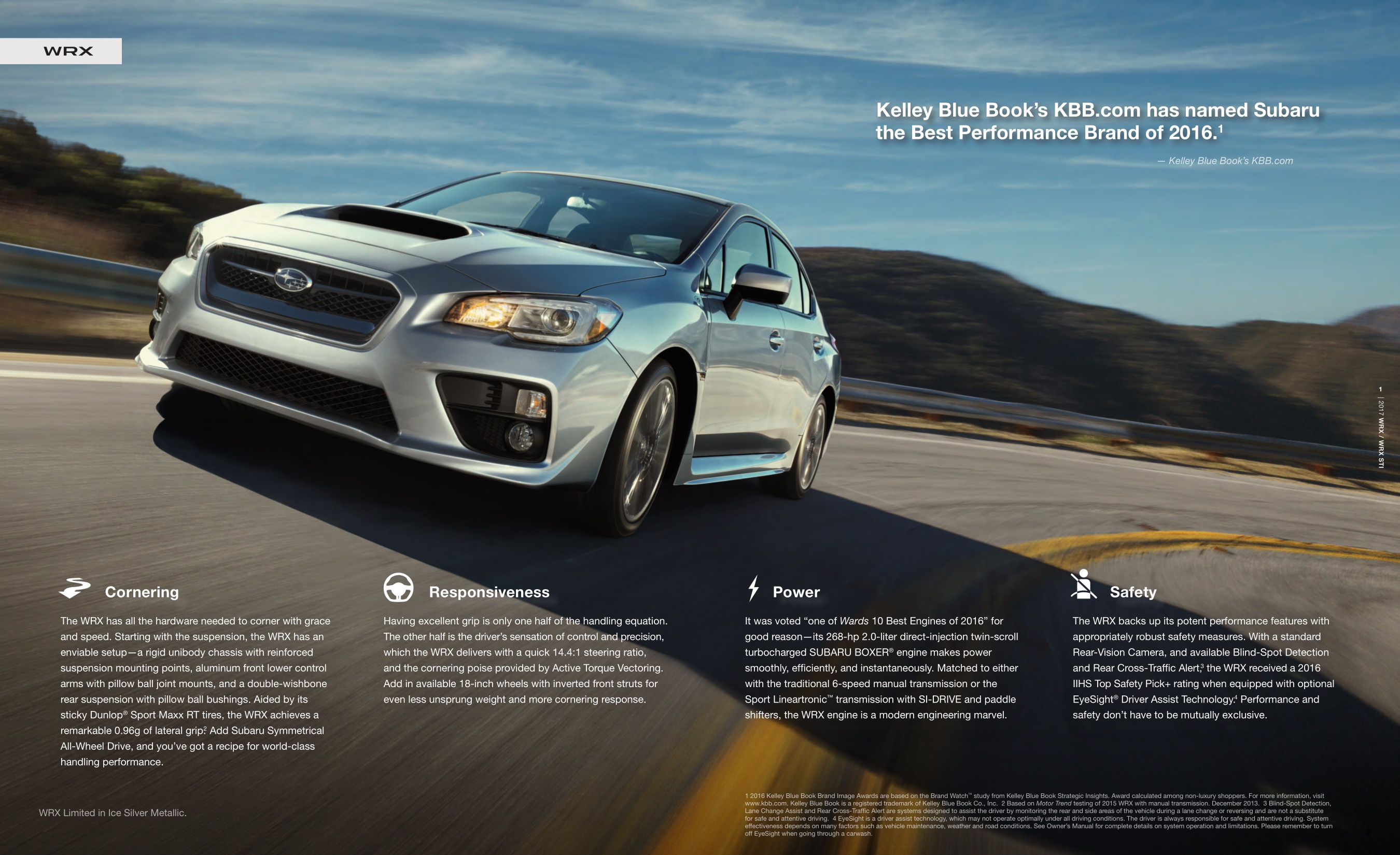 2017 Subaru Impreza WRX Brochure Page 6